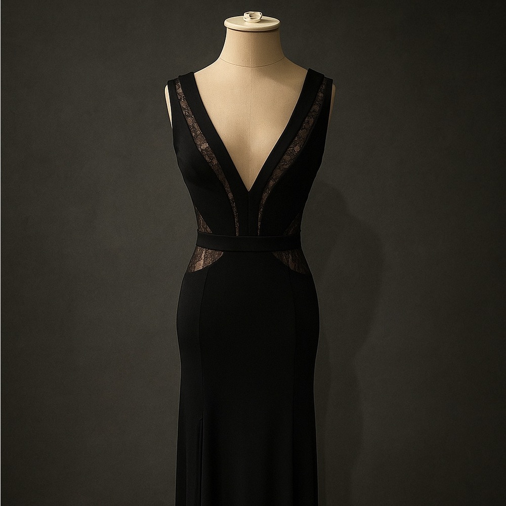 Elegant Black Evening Gown